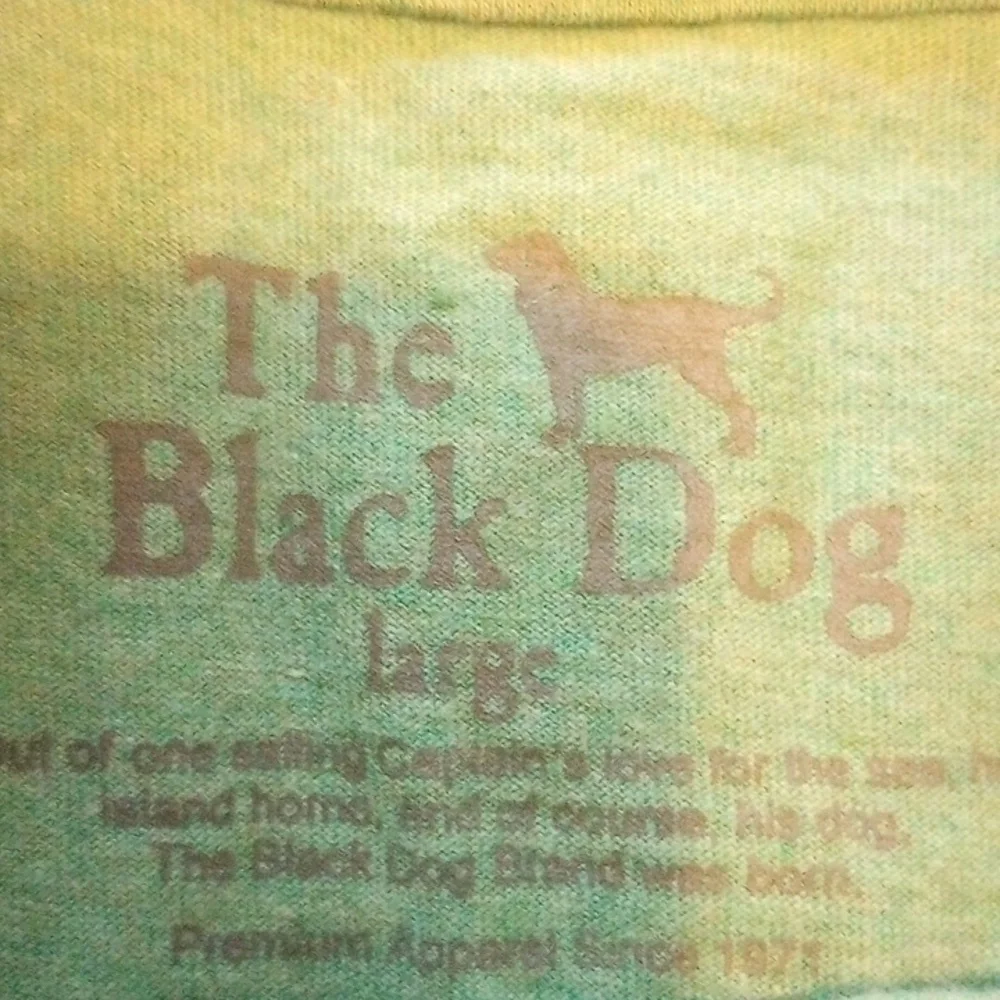 NWT!  The Black Dog Green Long Sleeve Tee L - Picture 2 of 5